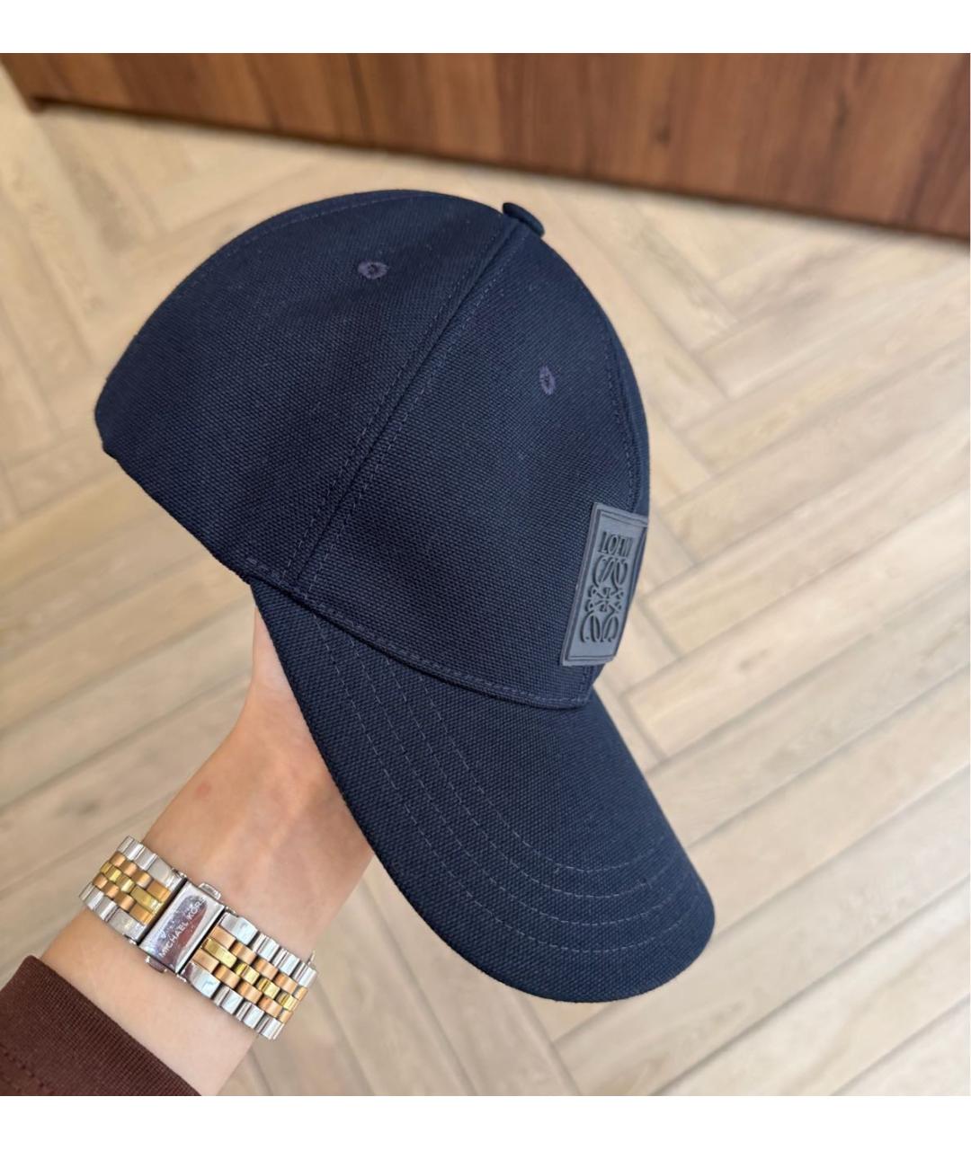 LOEWE Темно-синяя кепка, фото 3