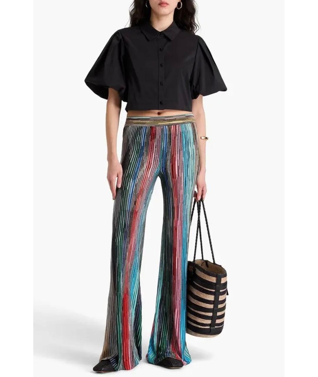 MISSONI Мульти вискозные прямые брюки, фото 5