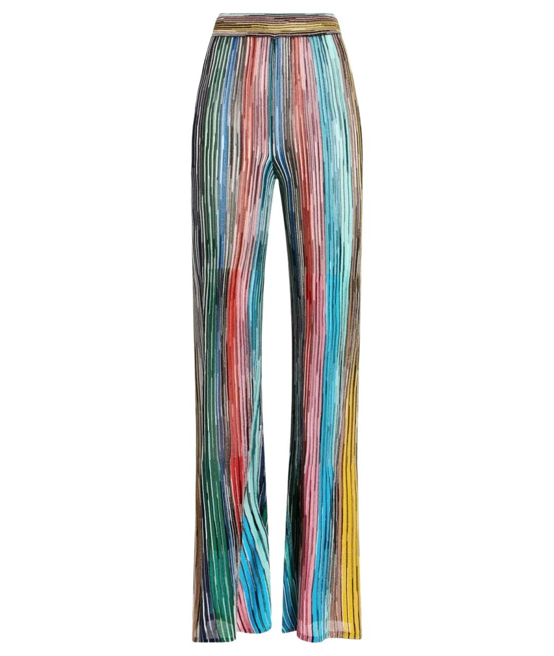 MISSONI Мульти вискозные прямые брюки, фото 1