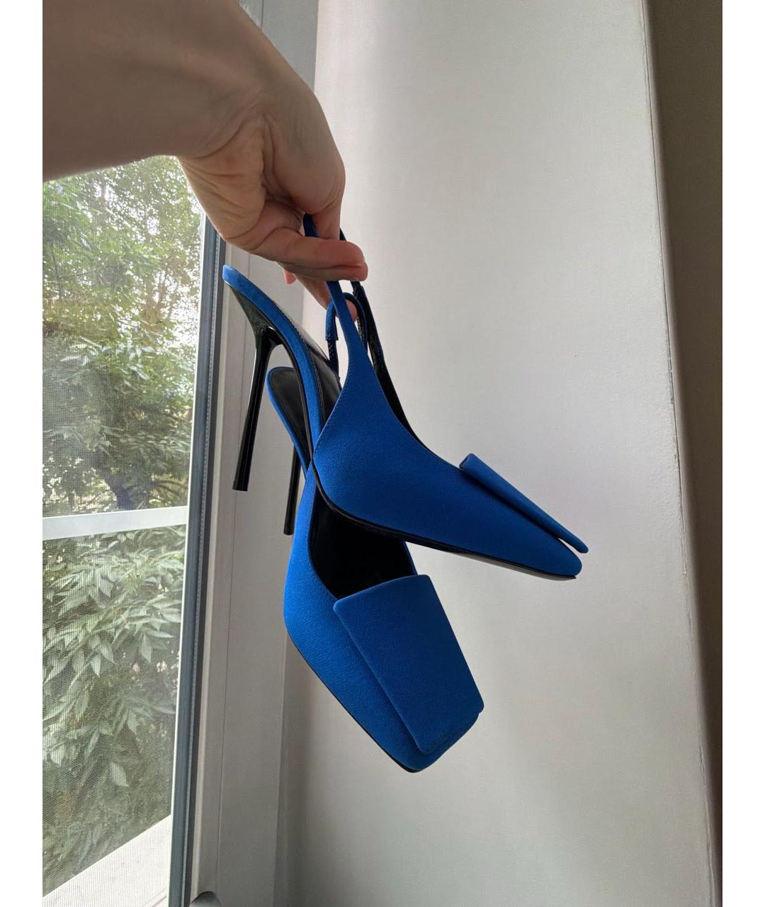 SAINT LAURENT Синие туфли, фото 7