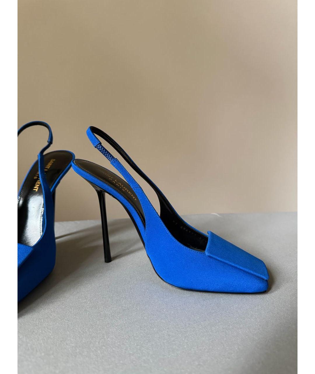 SAINT LAURENT Синие туфли, фото 8