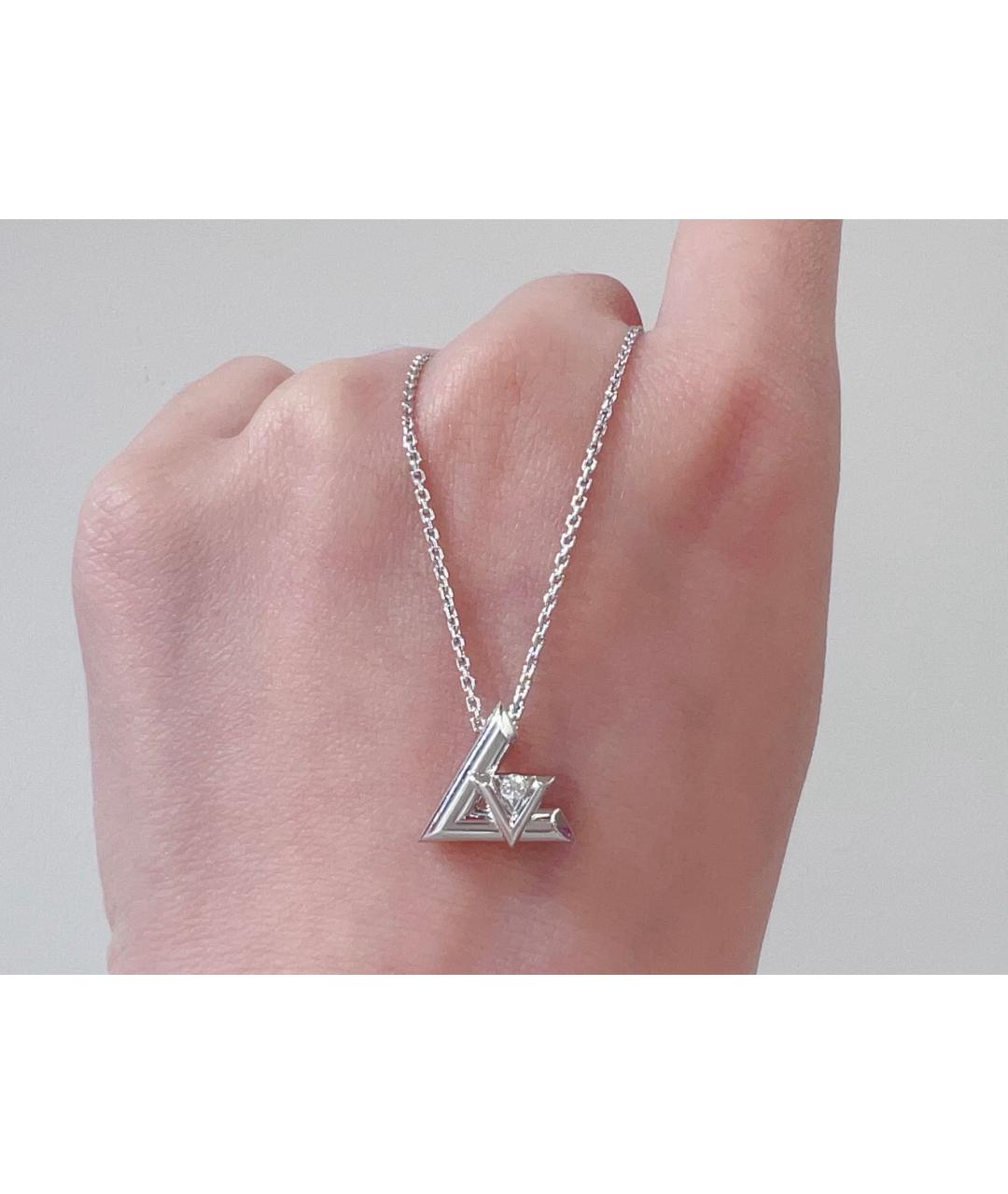 LOUIS VUITTON Серебряное колье из белого золота, фото 9