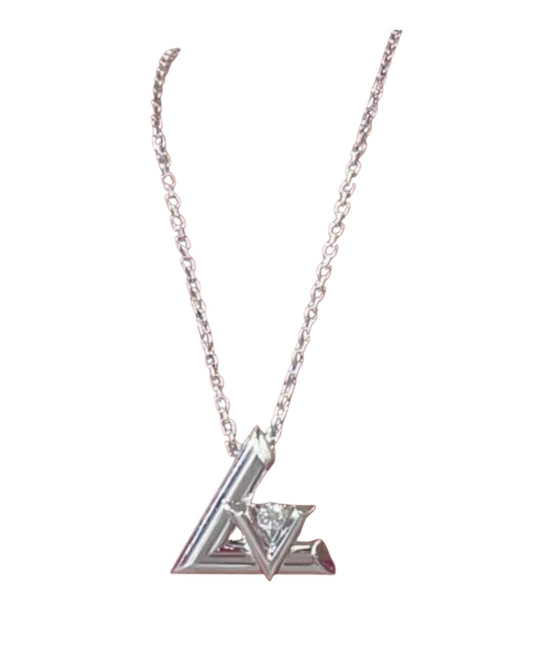 LOUIS VUITTON Серебряное колье из белого золота, фото 1