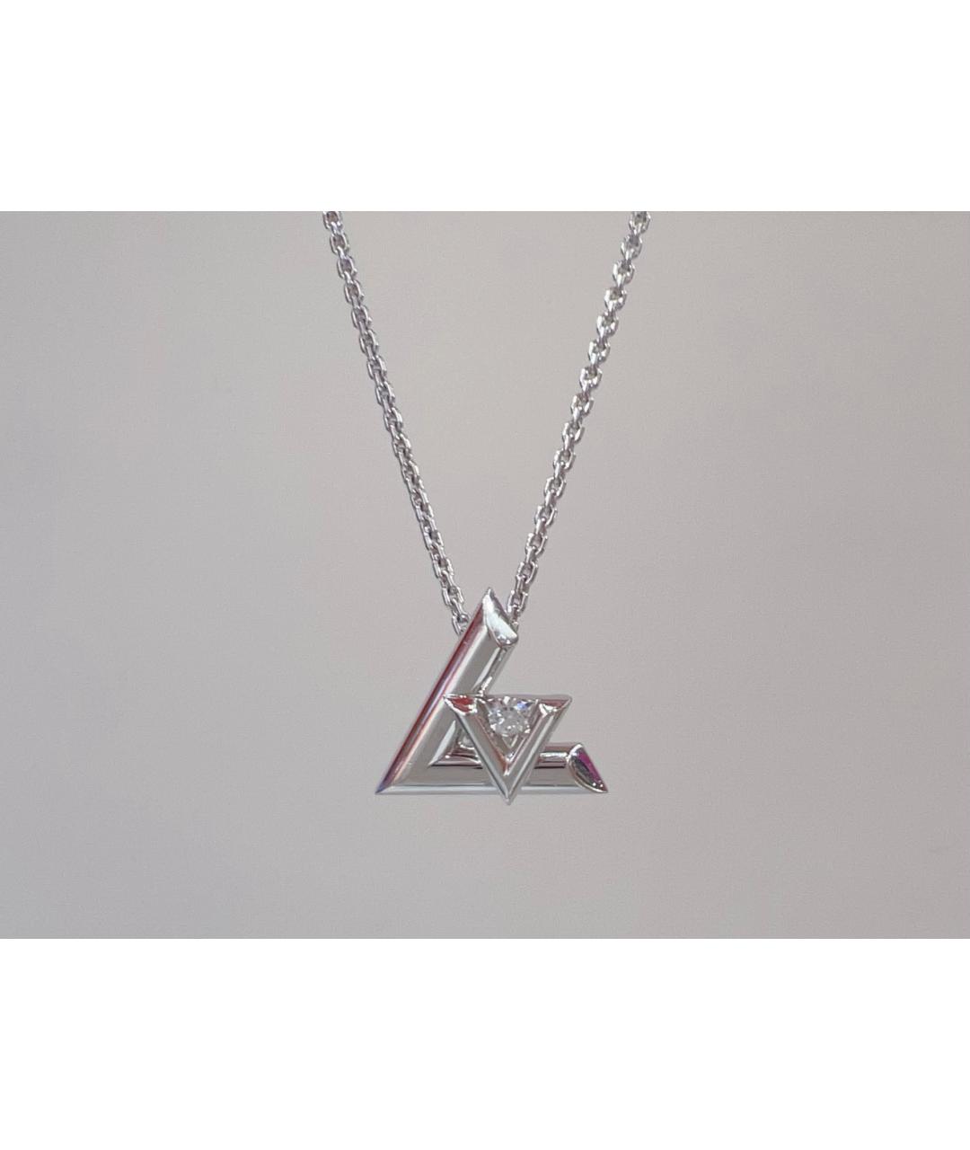 LOUIS VUITTON Серебряное колье из белого золота, фото 6
