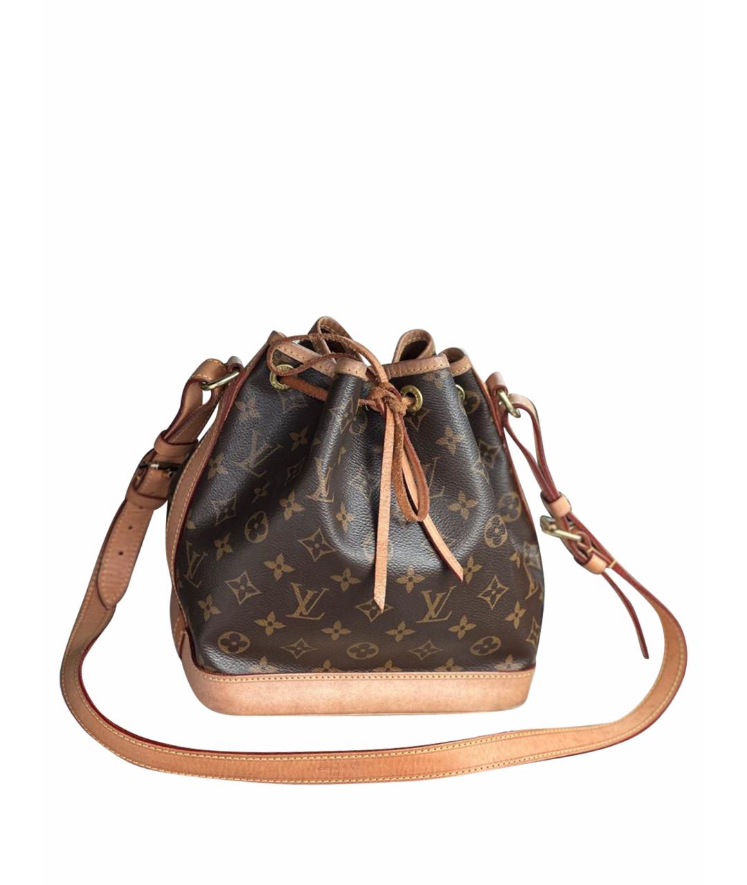 LOUIS VUITTON Коричневая канва сумка через плечо, фото 1