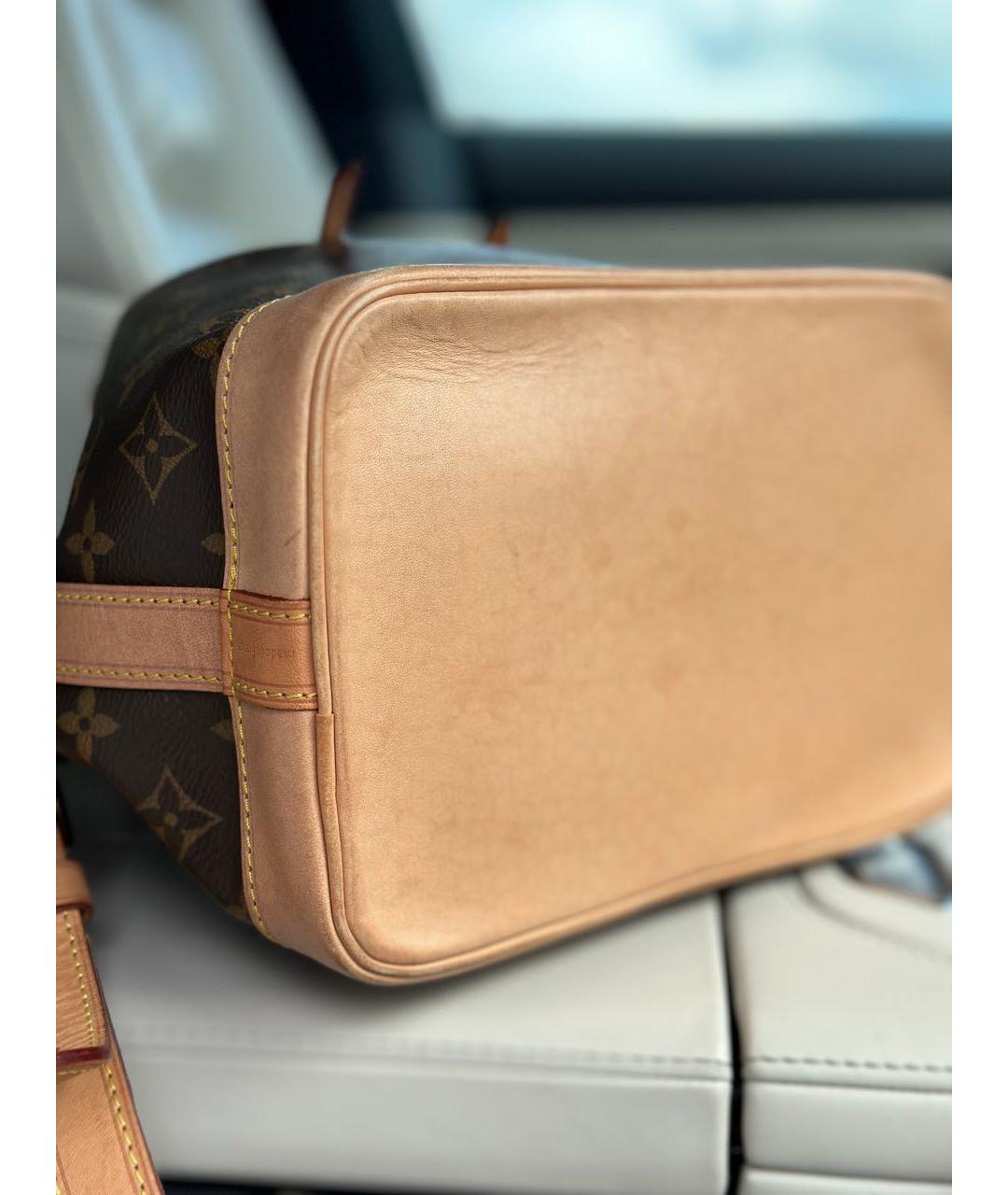 LOUIS VUITTON Коричневая канва сумка через плечо, фото 5