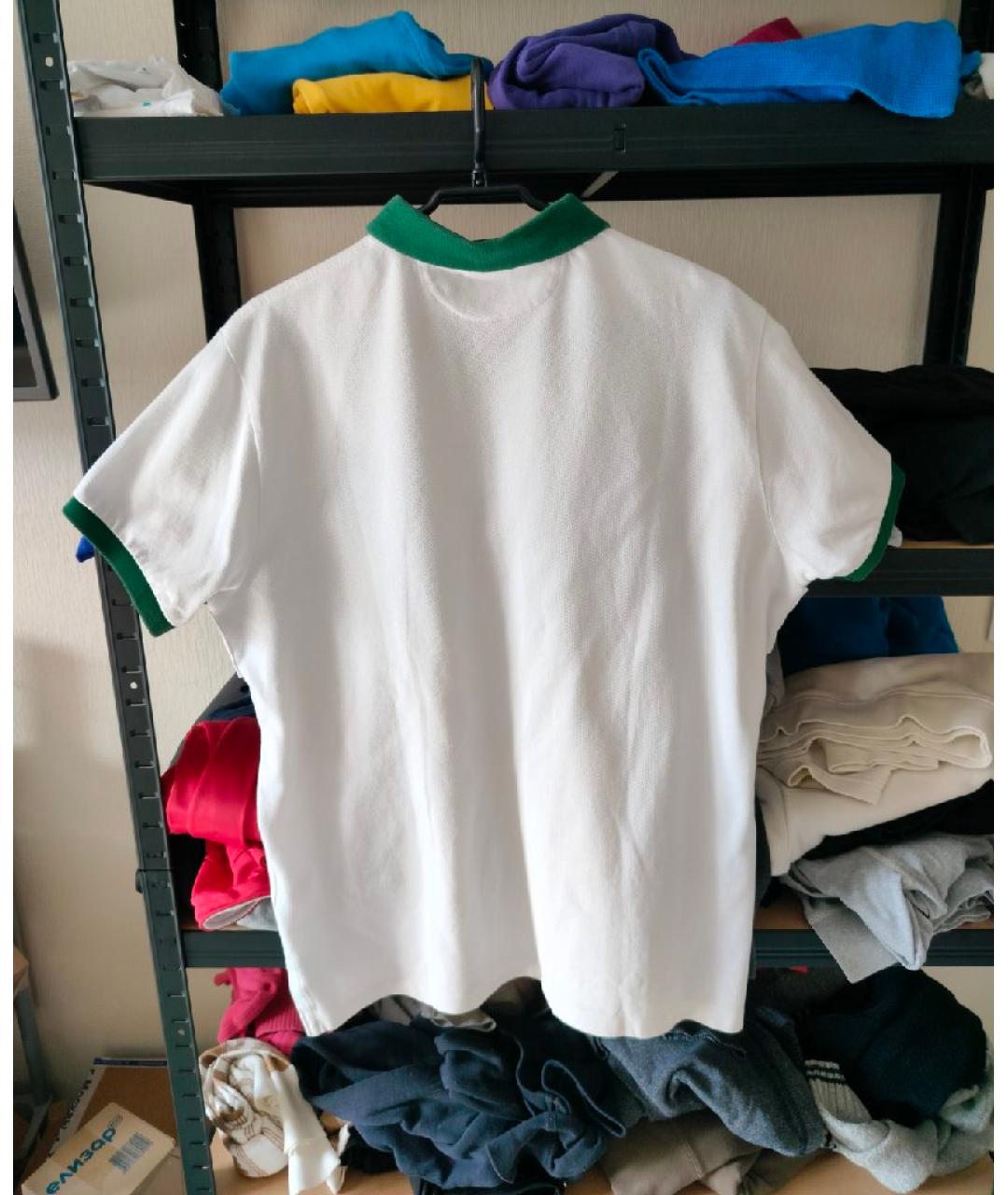 POLO RALPH LAUREN Мульти хлопковое поло с коротким рукавом, фото 2