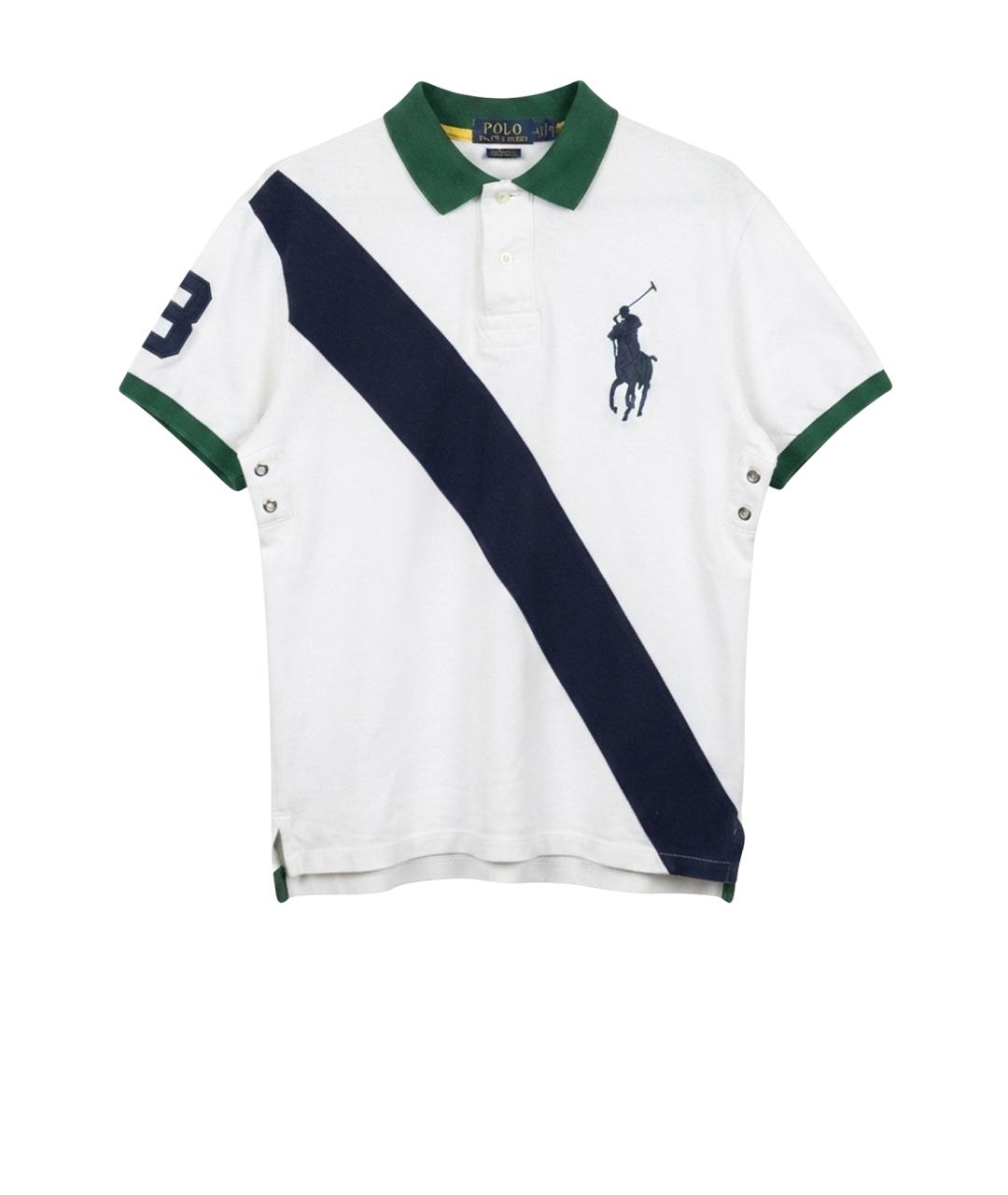 POLO RALPH LAUREN Мульти хлопковое поло с коротким рукавом, фото 1