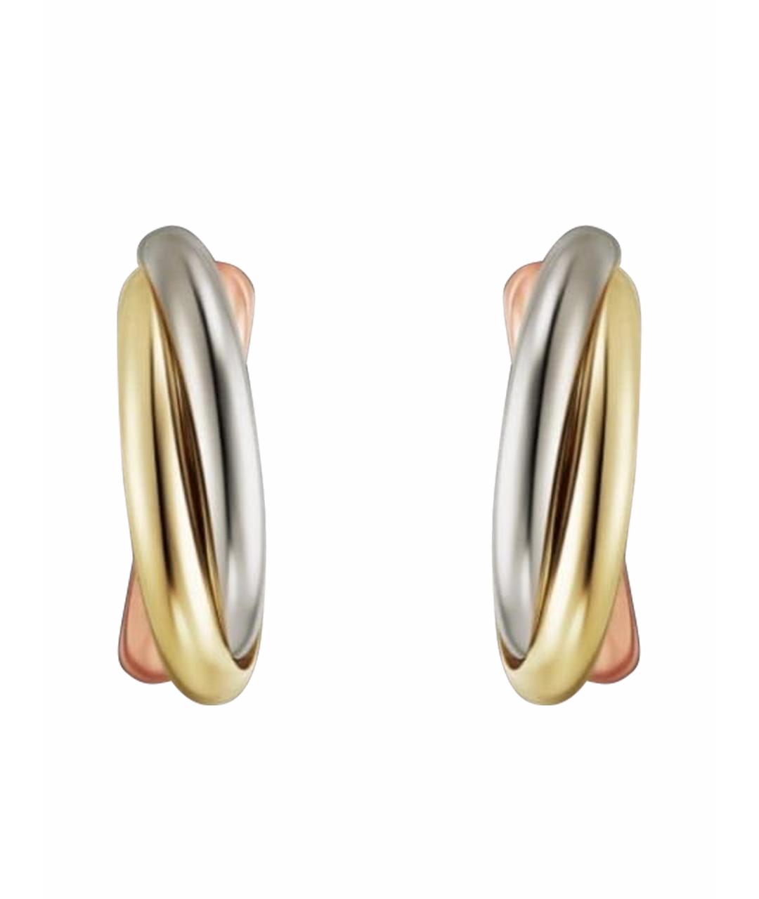 CARTIER Мульти серьги из белого золота, фото 1