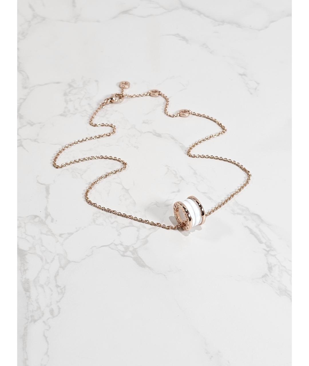 BVLGARI Золотое колье из розового золота, фото 4