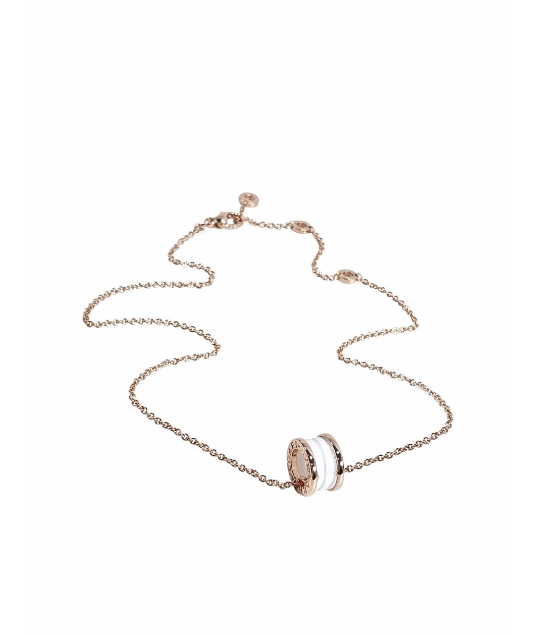 BVLGARI Золотое колье из розового золота, фото 1