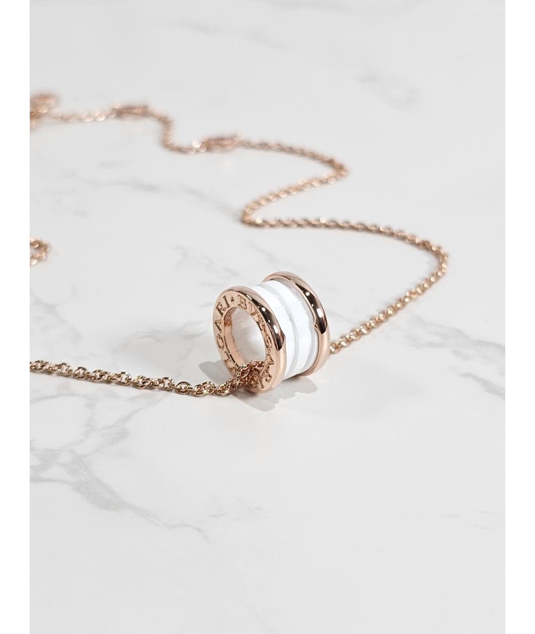 BVLGARI Золотое колье из розового золота, фото 2