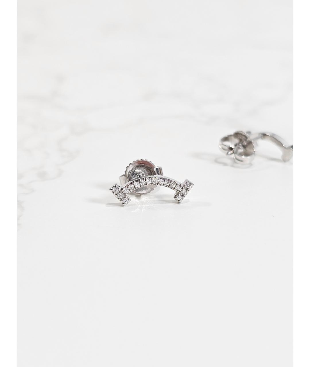 TIFFANY&CO Серебряные серьги из белого золота, фото 2