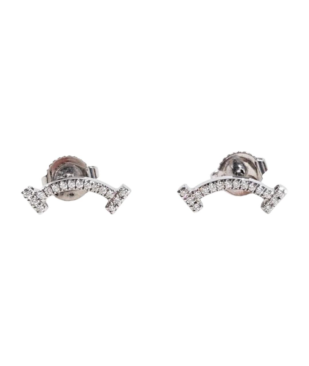 TIFFANY&CO Серебряные серьги из белого золота, фото 1