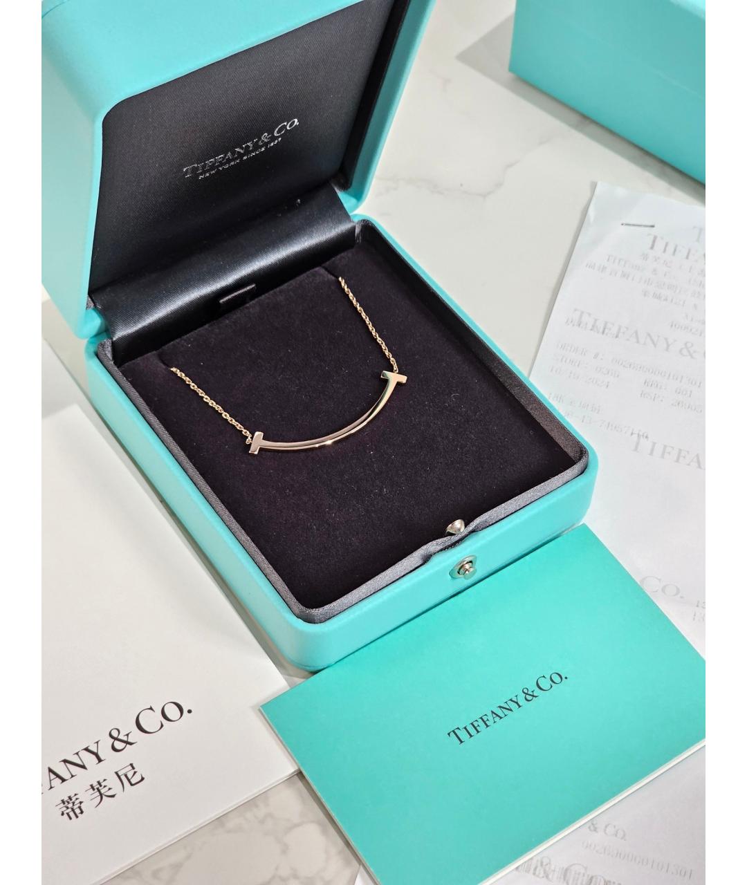 TIFFANY&CO Золотое колье из розового золота, фото 4