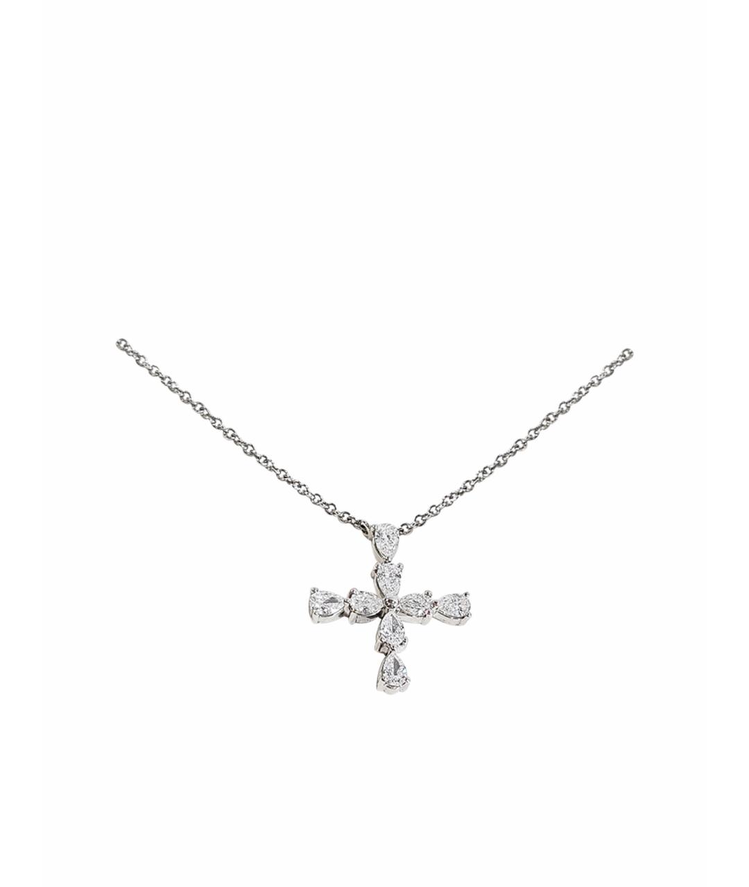 Harry Winston Серебряное платиновое колье, фото 1