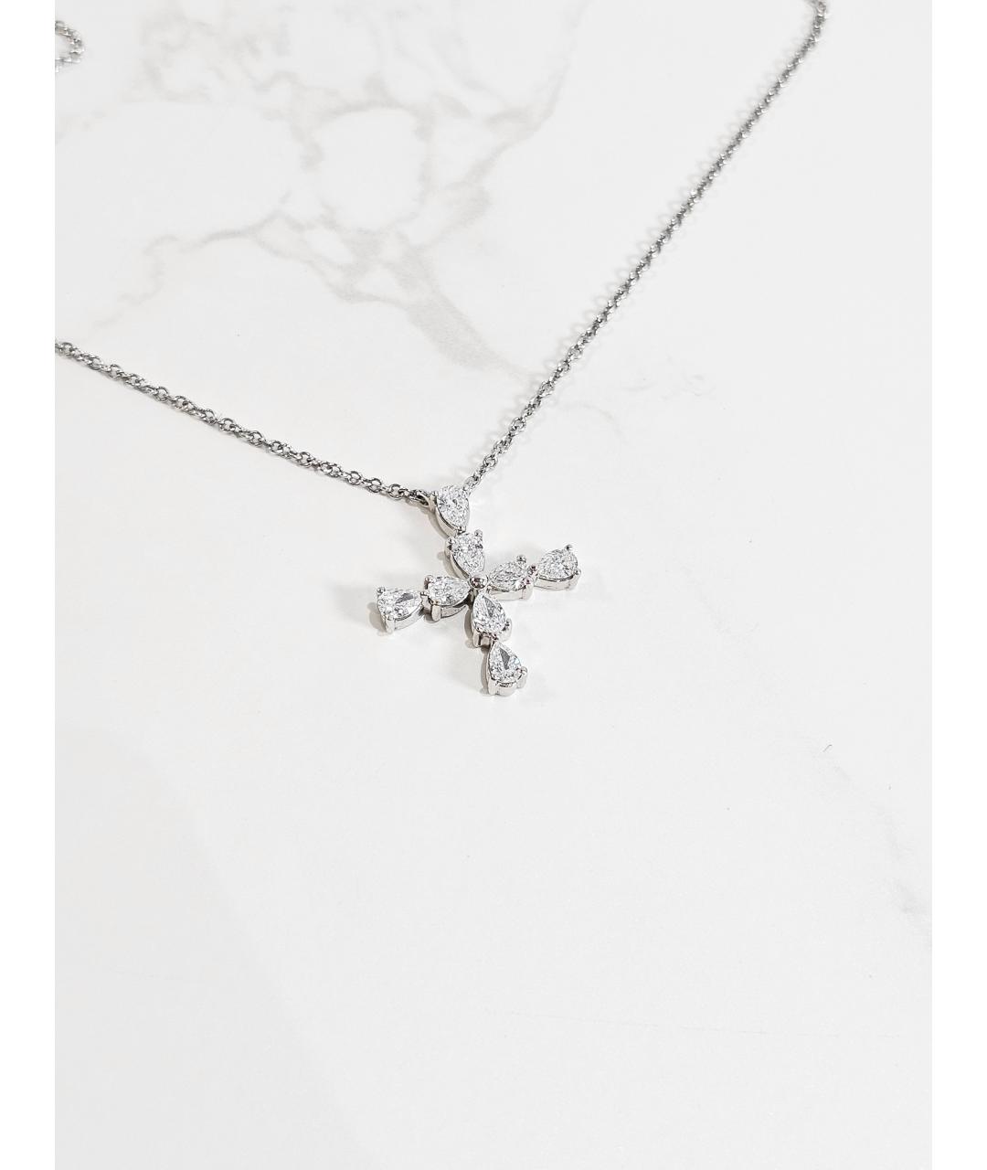 Harry Winston Серебряное платиновое колье, фото 2