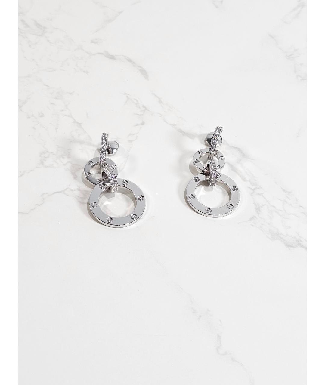 CARTIER Серебряные серьги из белого золота, фото 2