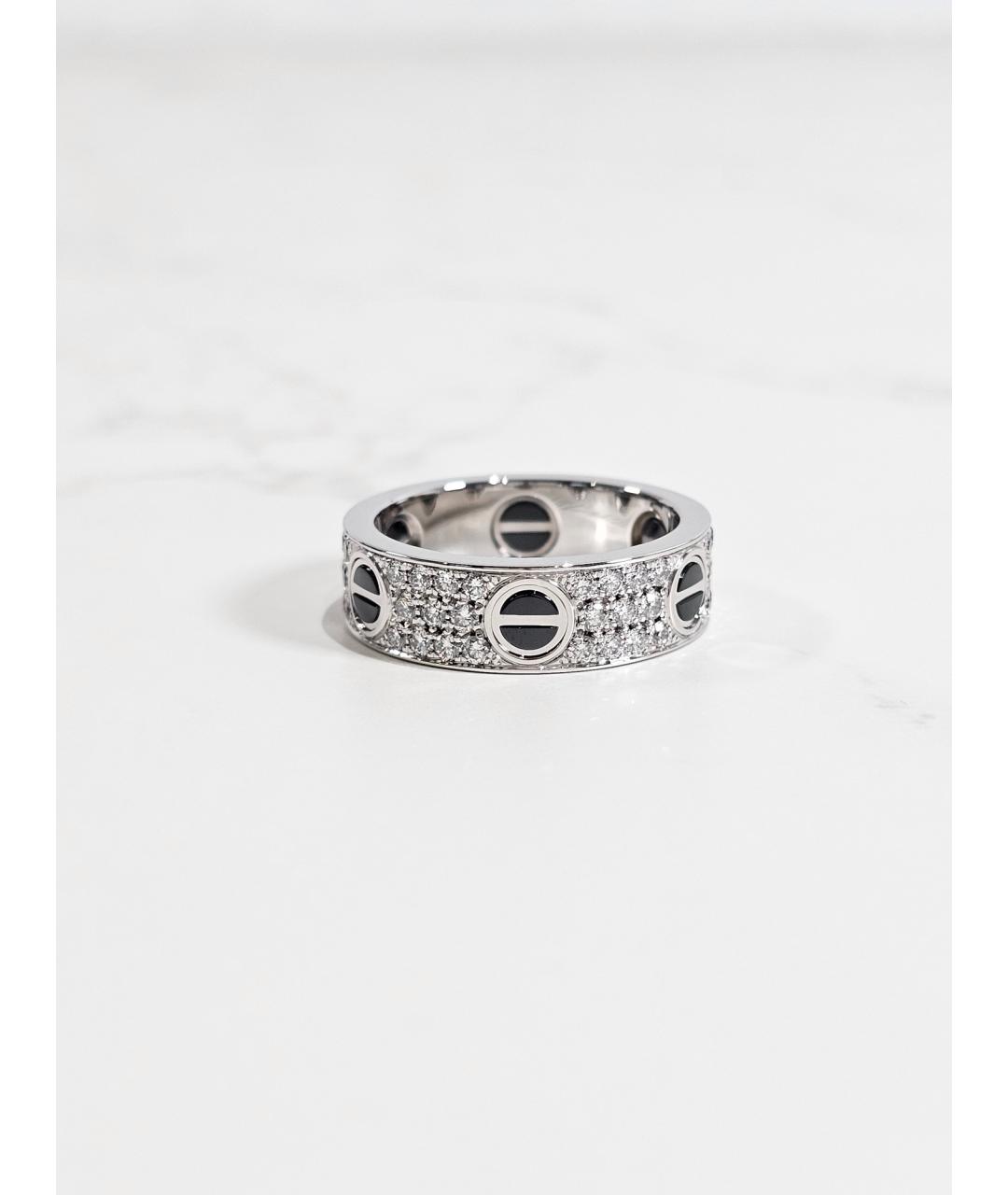 CARTIER Серебряное кольцо из белого золота, фото 3