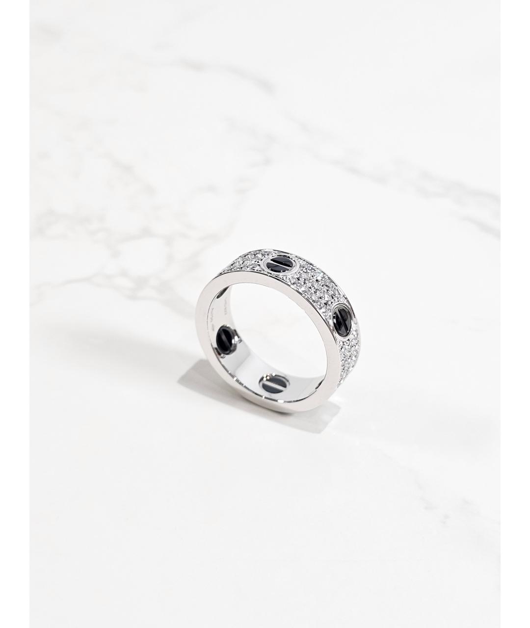 CARTIER Серебряное кольцо из белого золота, фото 2