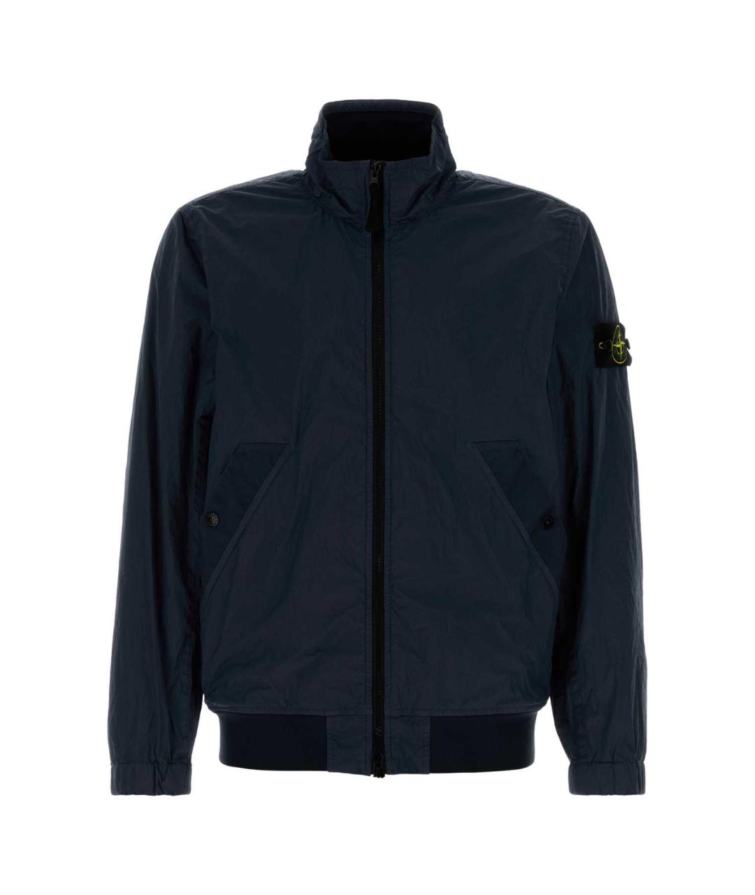 STONE ISLAND Синяя полиамидовая куртка, фото 1