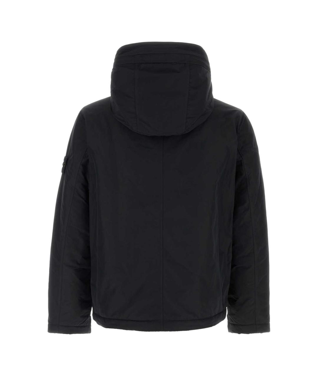 STONE ISLAND Черная полиэстеровая куртка, фото 2