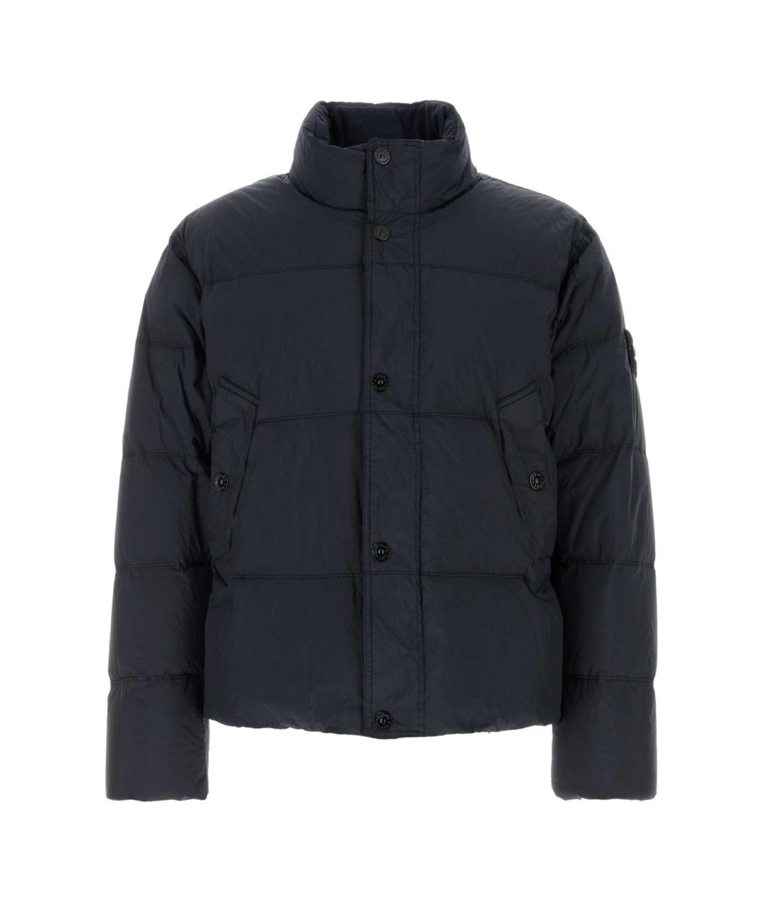 STONE ISLAND Синяя полиамидовая куртка, фото 1