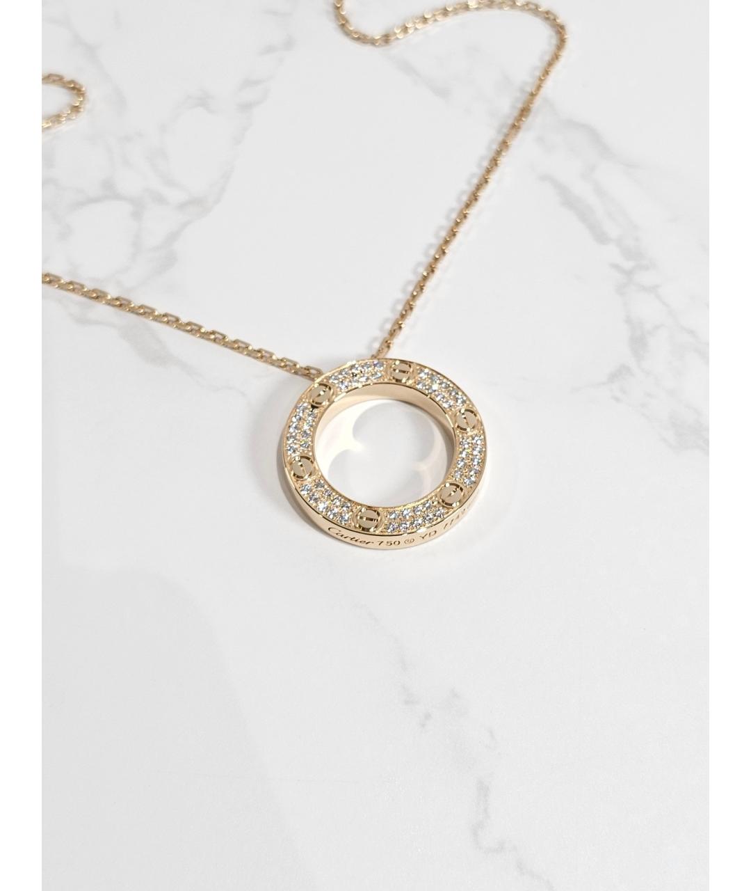 CARTIER Золотое колье из желтого золота, фото 2