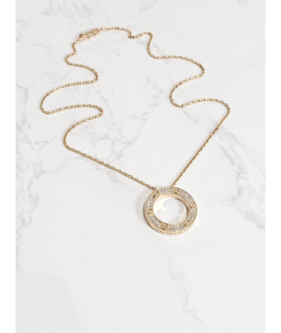 CARTIER Золотое колье из желтого золота, фото 4