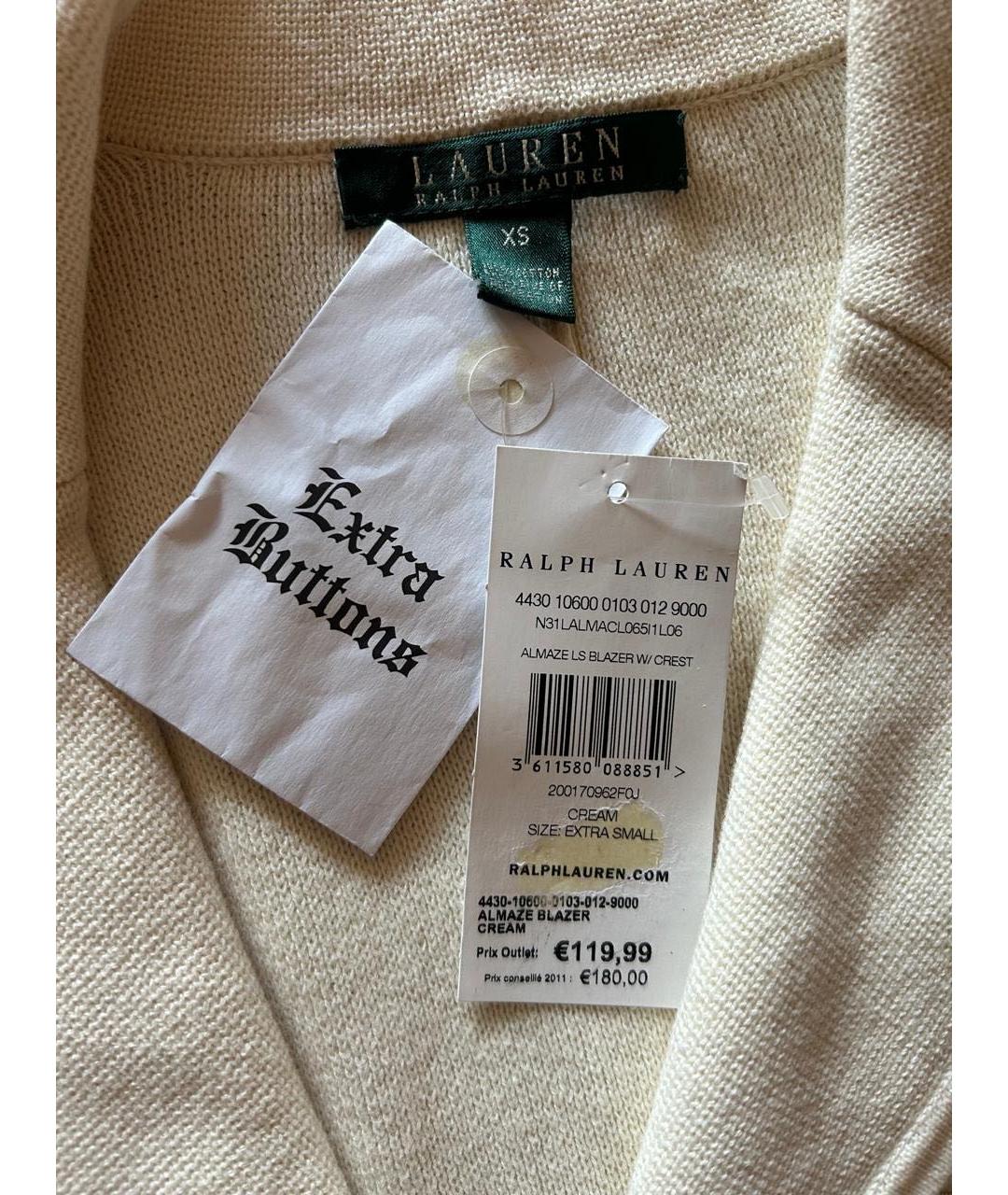 RALPH LAUREN Хлопковый жакет/пиджак, фото 6