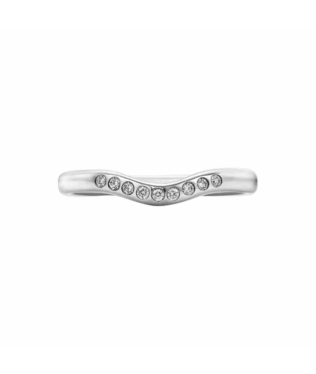 TIFFANY&CO Серое платиновое кольцо, фото 1