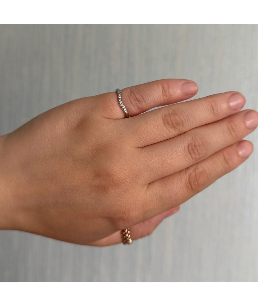 TIFFANY&CO Серое платиновое кольцо, фото 5