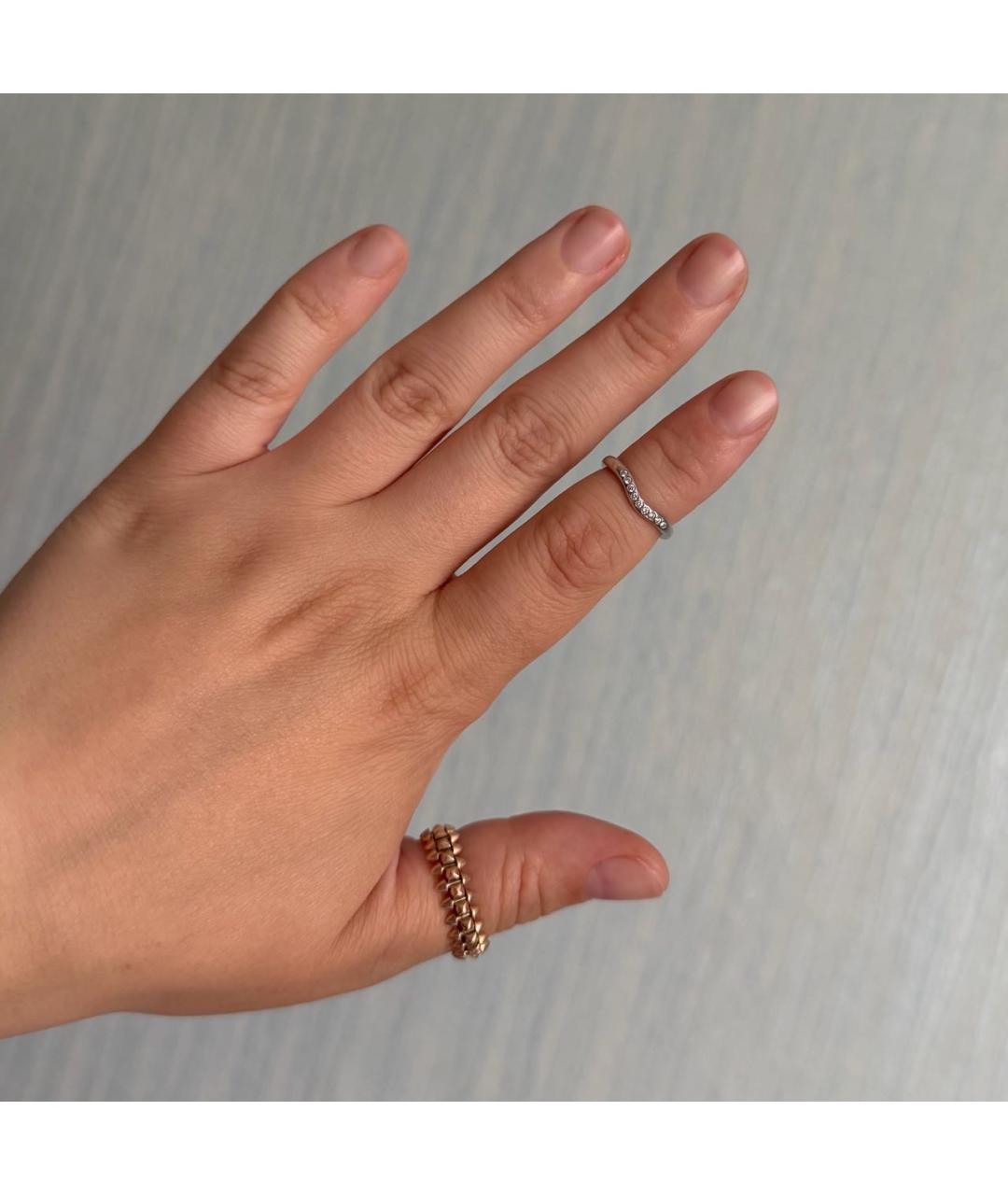 TIFFANY&CO Серое платиновое кольцо, фото 8