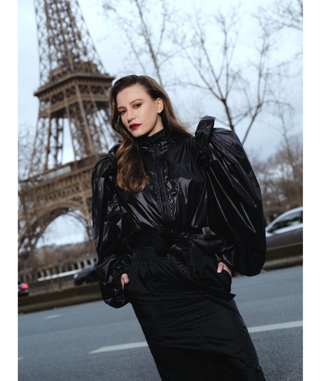 SAINT LAURENT Черная полиамидовая куртка, фото 3