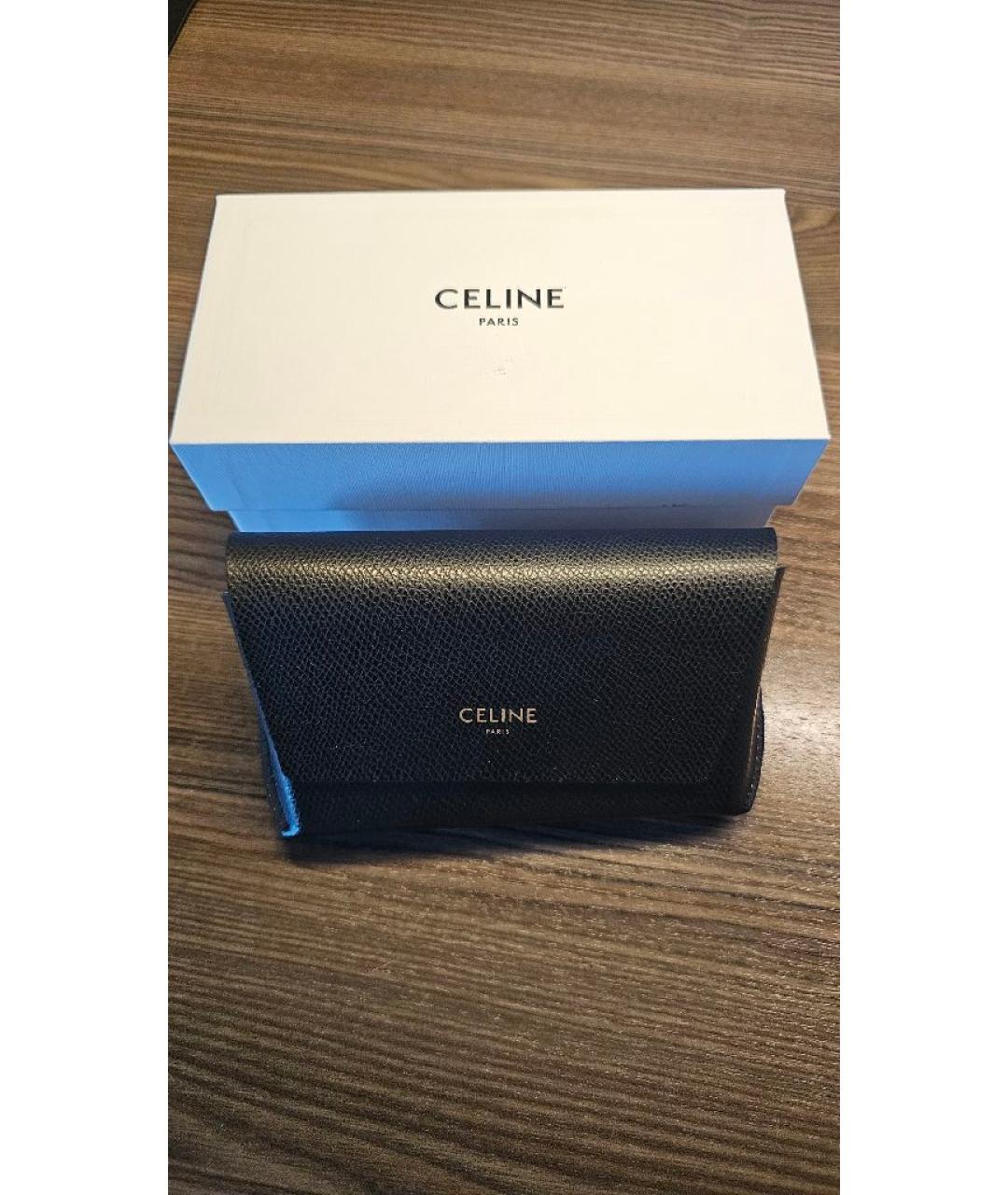 CELINE Черные металлические солнцезащитные очки, фото 5