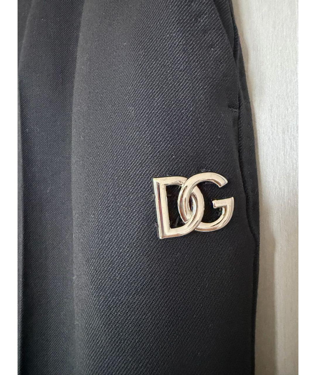 DOLCE&GABBANA Черные шерстяные кюлоты, фото 4