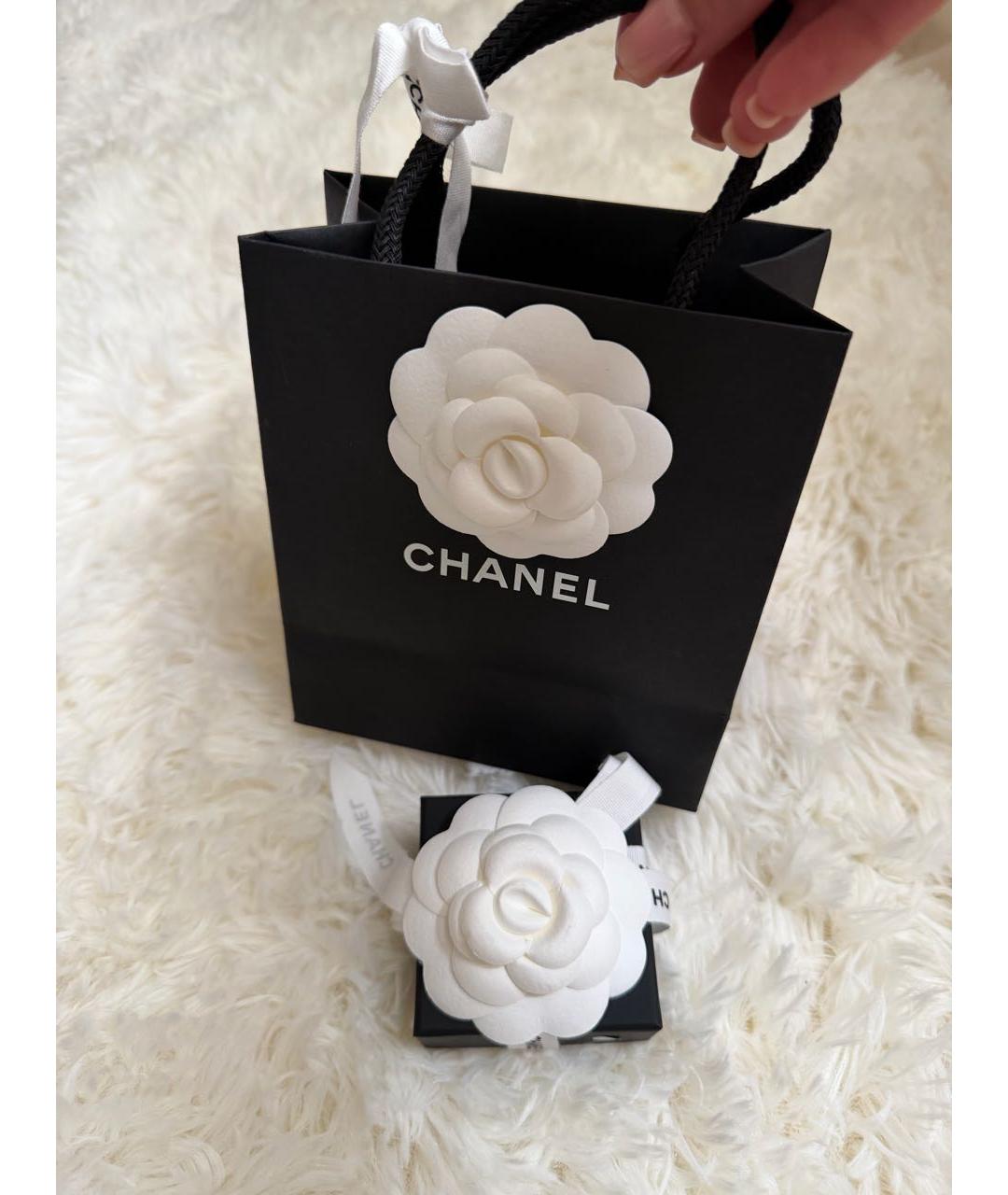 CHANEL Черные металлические серьги, фото 5