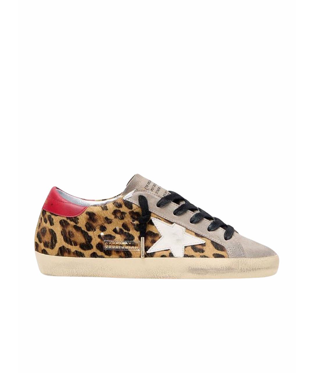 GOLDEN GOOSE Мульти кожаные кеды, фото 1