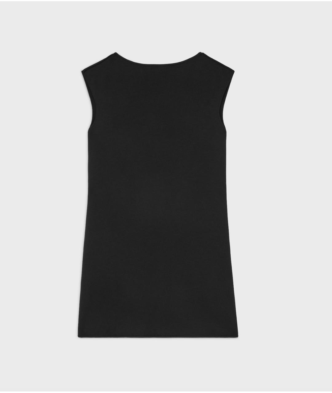 CELINE Черное шерстяное платье, фото 2
