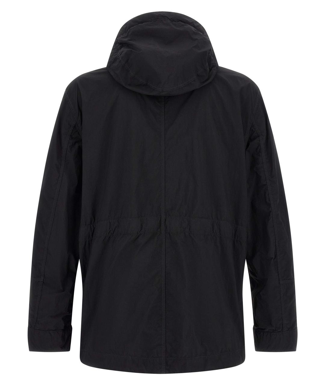 STONE ISLAND Черная полиамидовая куртка, фото 2