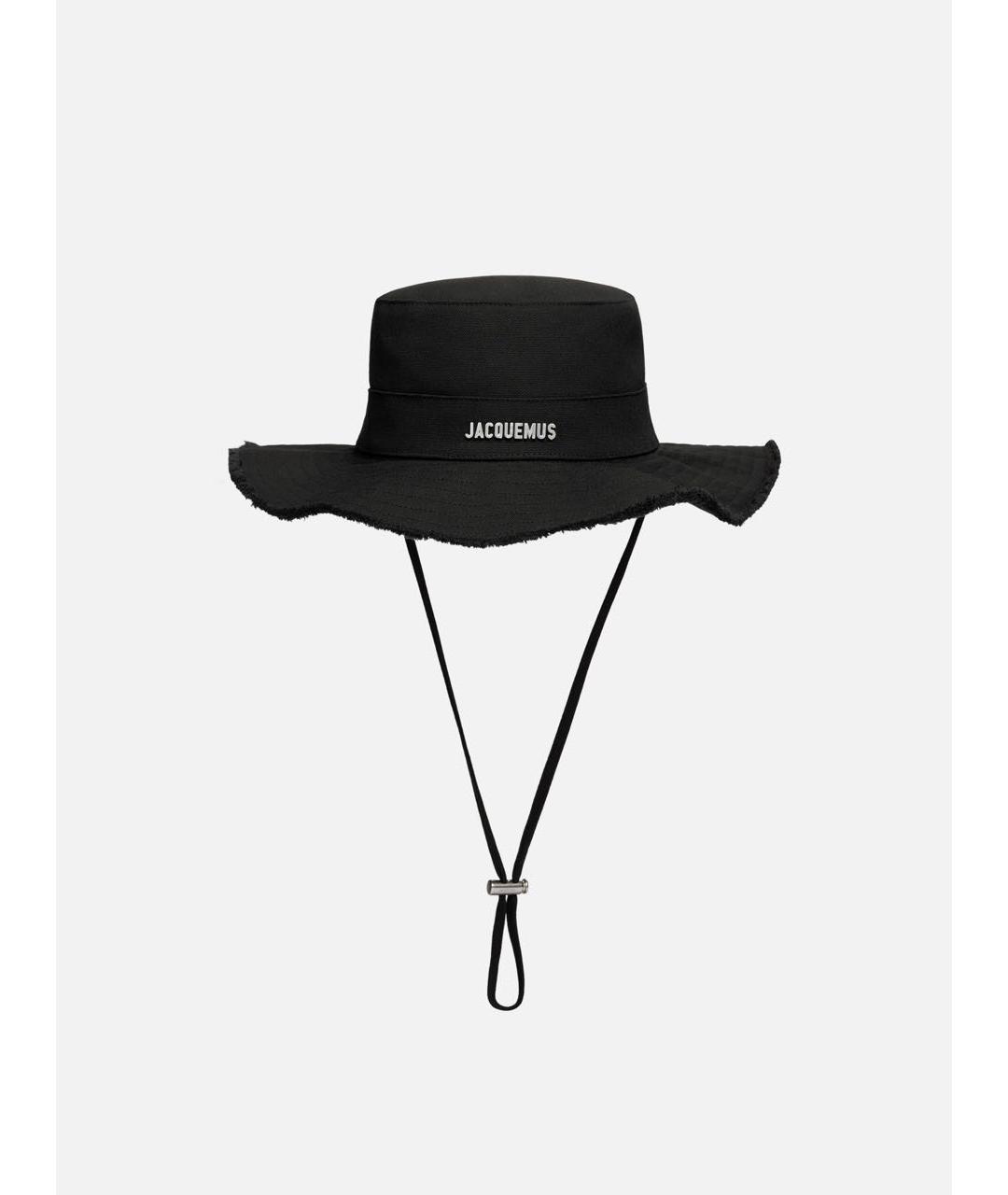 JACQUEMUS Черная хлопковая панама, фото 8