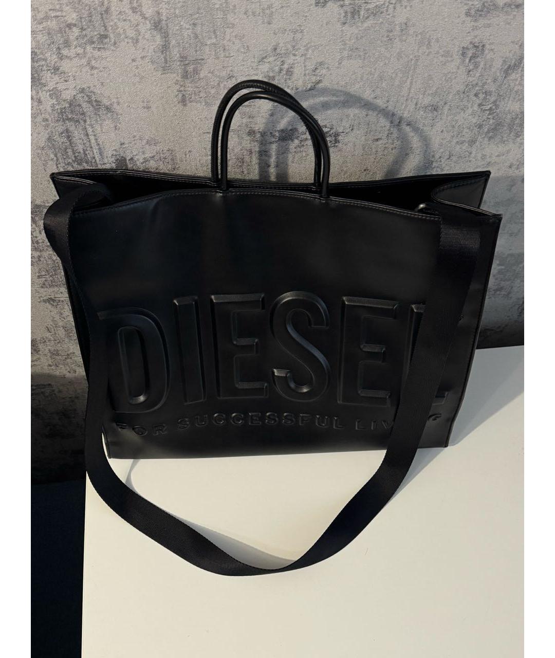 DIESEL Черная сумка тоут, фото 5