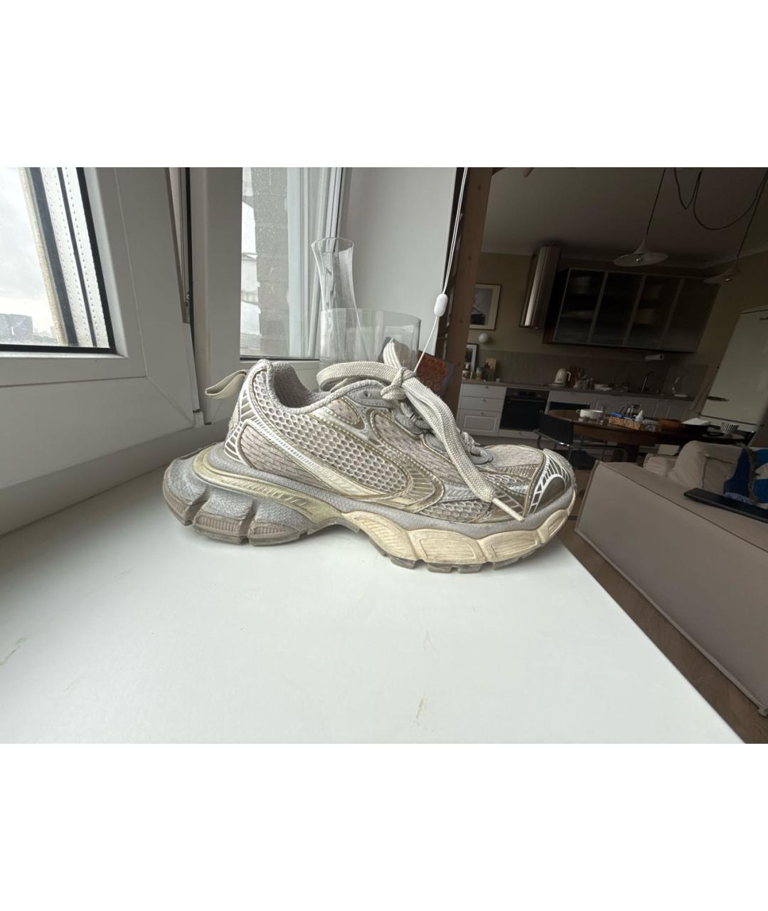 BALENCIAGA Серебряные кроссовки, фото 7