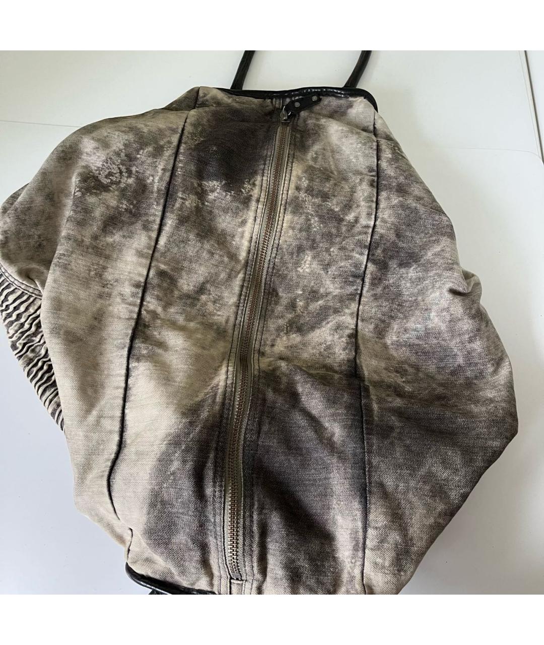 DIESEL Бежевая деним сумка тоут, фото 7