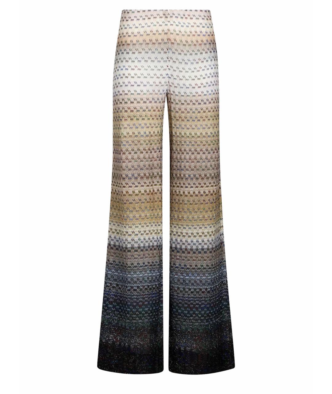 MISSONI Мульти вискозные прямые брюки, фото 1