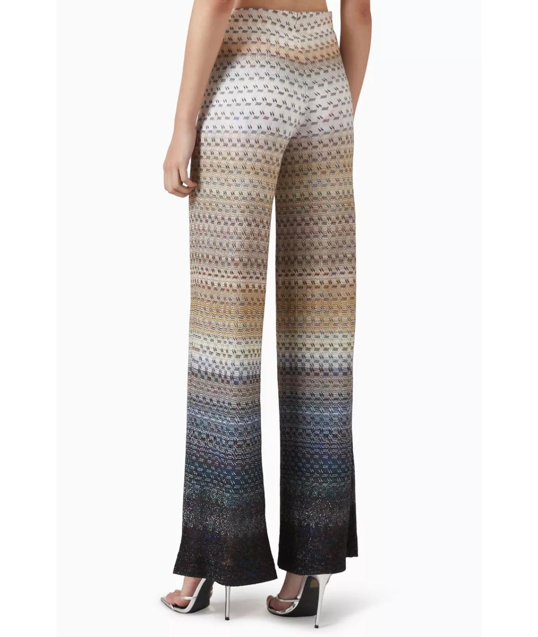 MISSONI Мульти вискозные прямые брюки, фото 5
