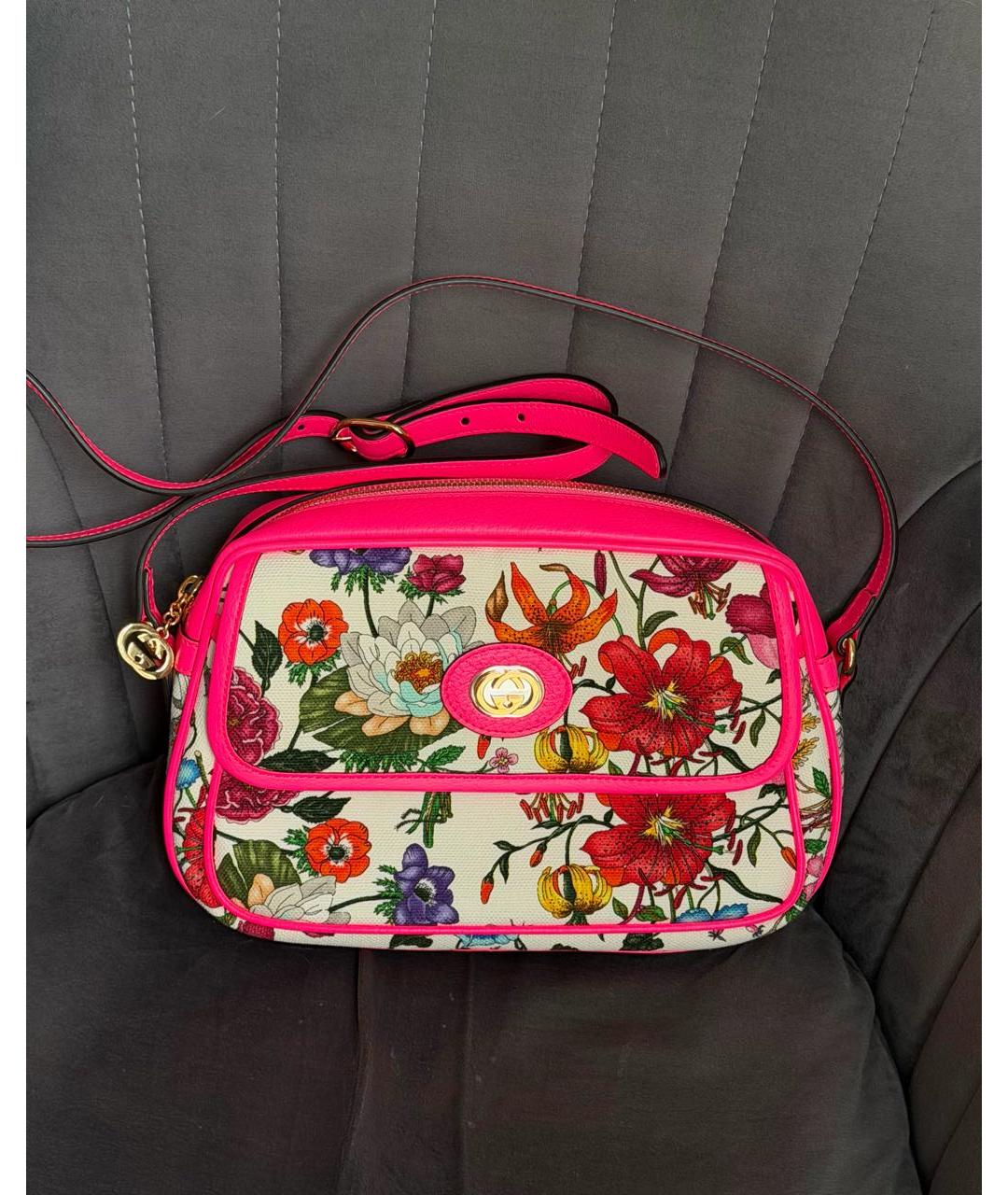 GUCCI Мульти хлопковая сумка через плечо, фото 6