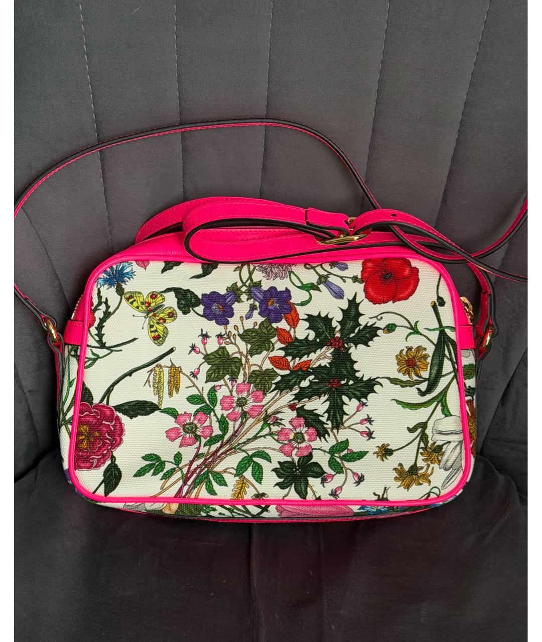 GUCCI Мульти хлопковая сумка через плечо, фото 2