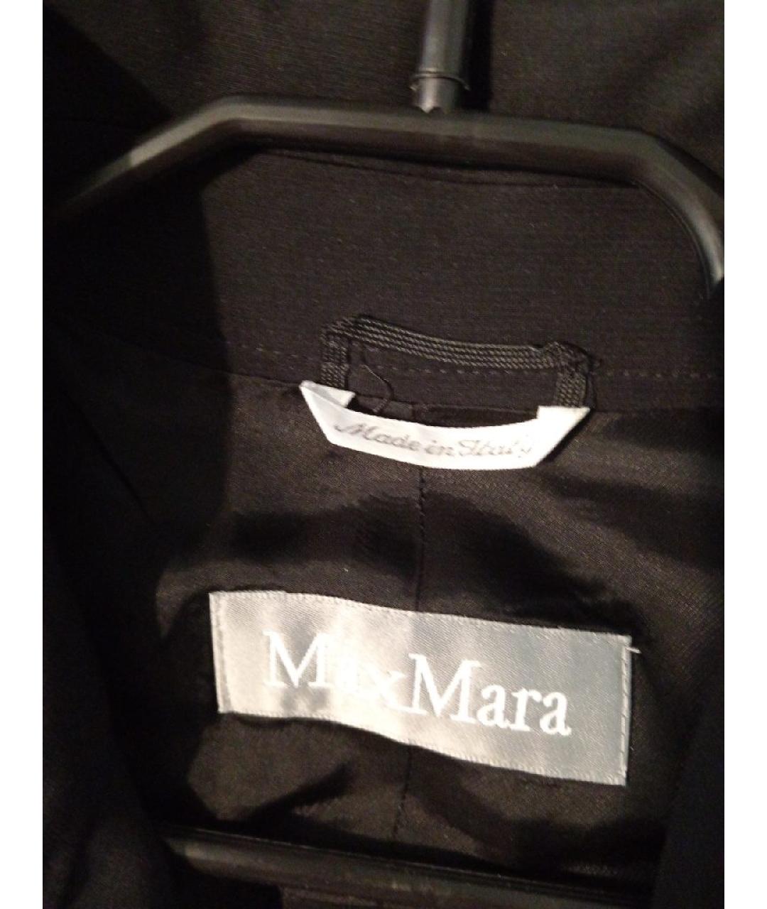 'S MAX MARA Черная полиэстеровая куртка, фото 4