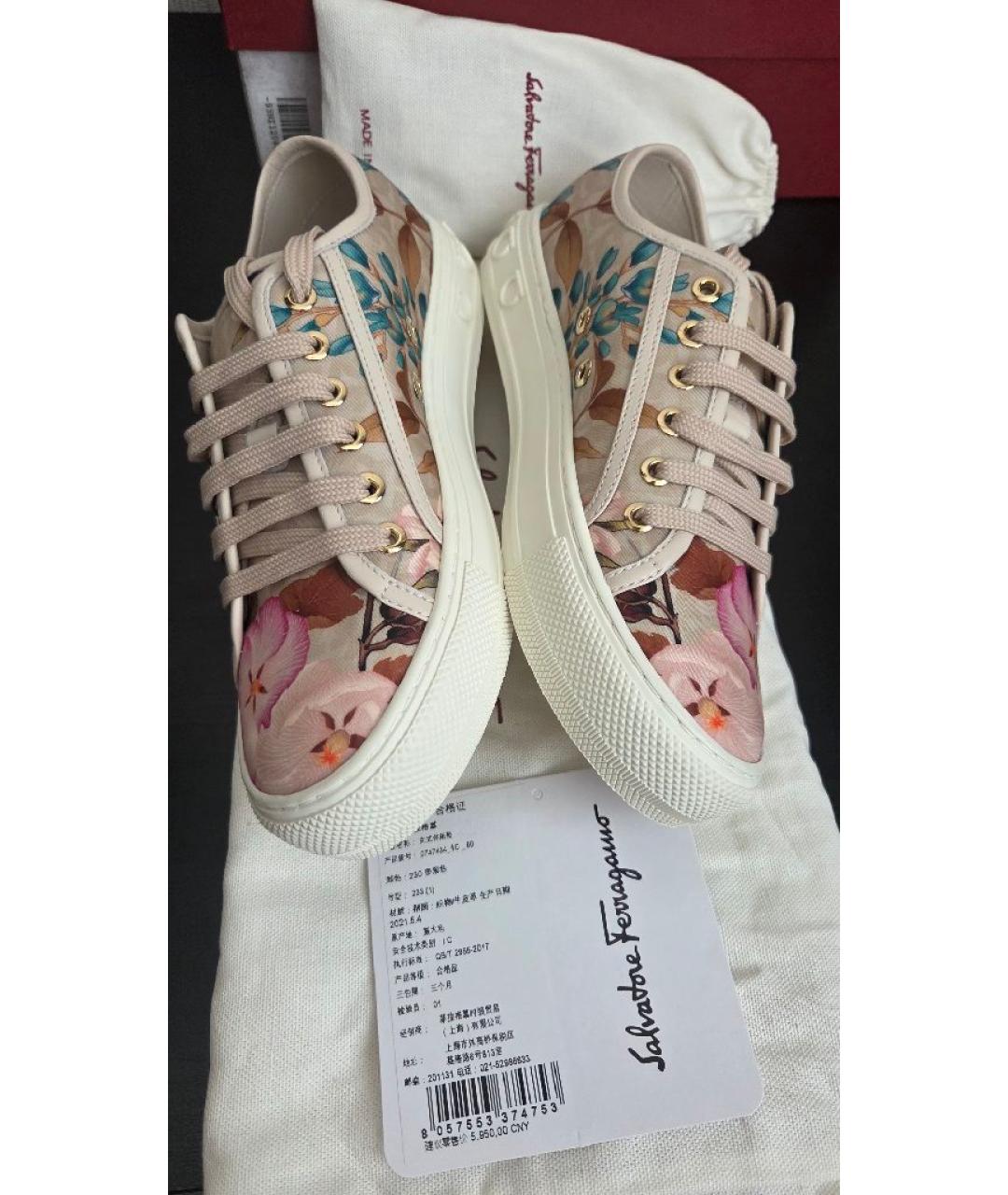 FERRAGAMO Мульти кеды, фото 9